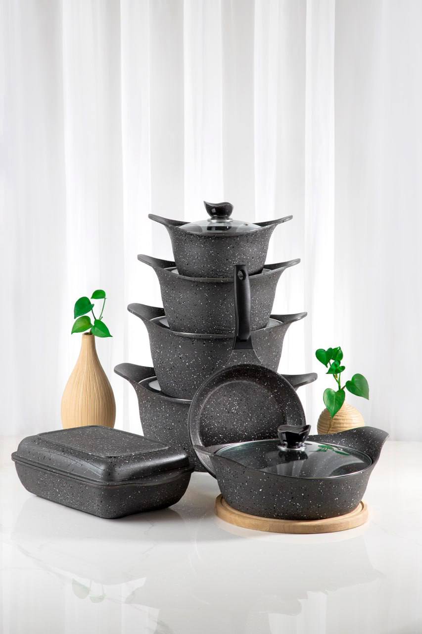 13parcafalez (3) سرویس قابلمه گرانیتی فالز ترکیه ۱۳ پارچه