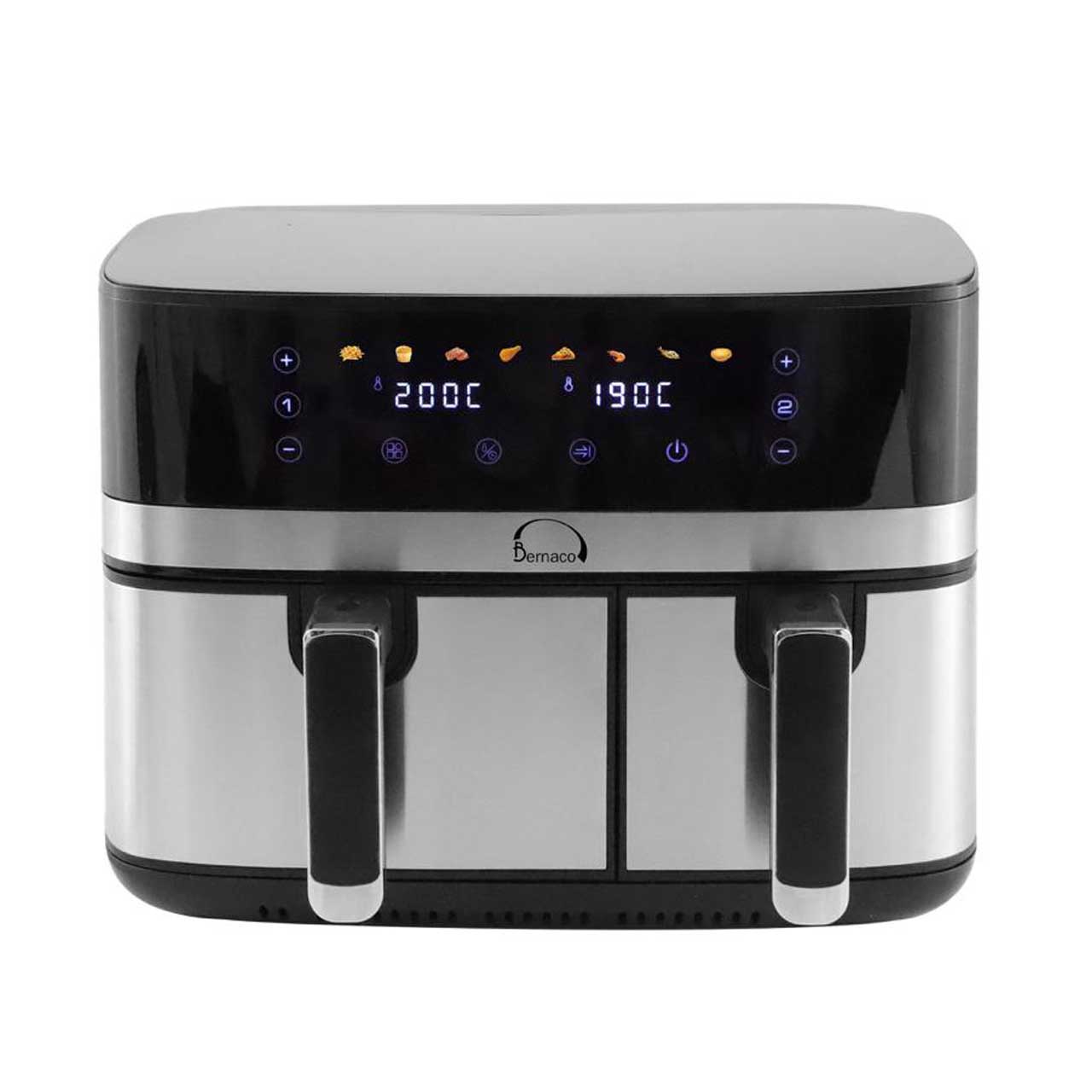 BERNACO-Airfryer-BAF355 سرخکن بدون روغن دو مخزن برناکو مدل BAF355